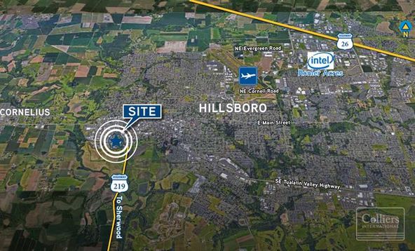 For Sale or Lease > 3.26 Acres for Build-to-Suit: SW Wood Street, Hillsboro, OR 97123